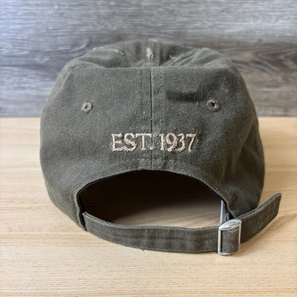 Ducks Unlimited Hat Cap Strap Back One‎ Size Brown Hunting Outdoors Distressed